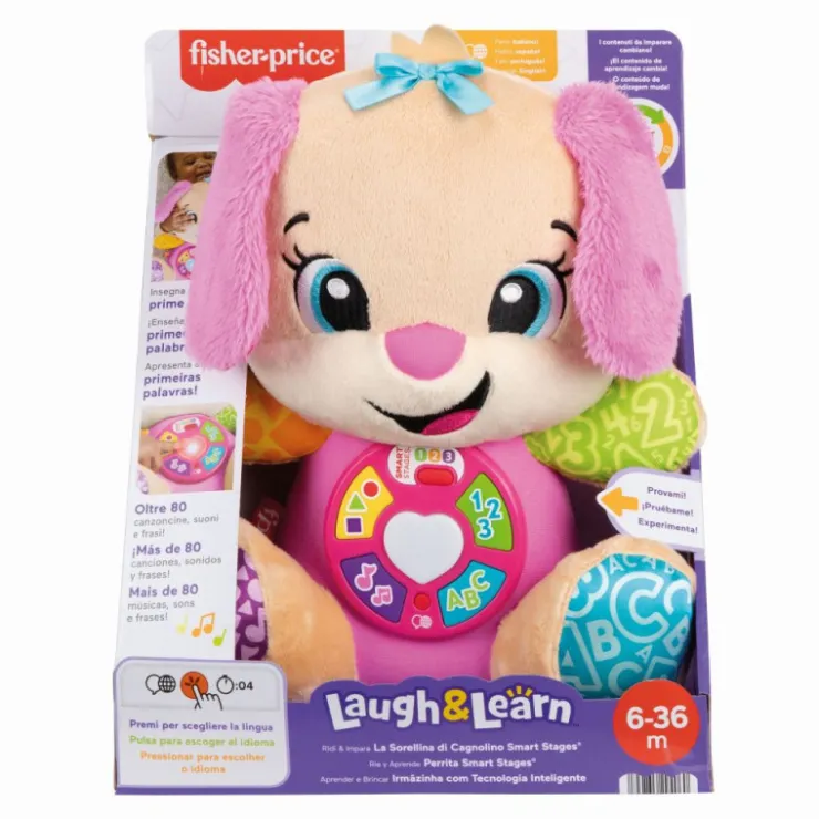 Ríe y Aprende Perrita con Smart Stages>Fisher price Hot