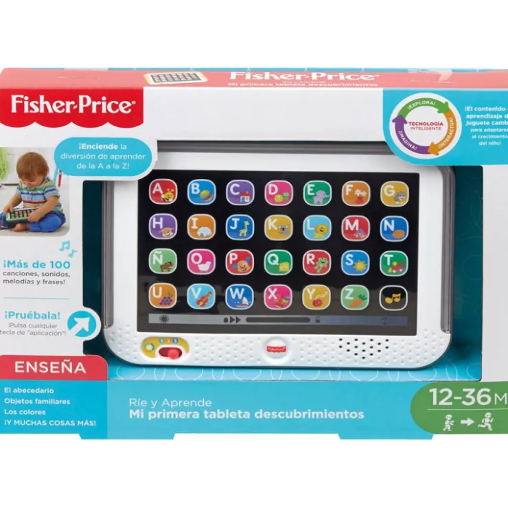 Fisher-Price Ríe y Aprende Mi Primera Tableta Juego Electrónico y Educativo>Fisher price New