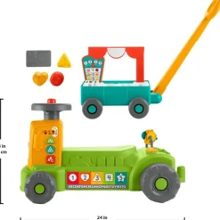 Fisher-Price Ríe y Aprende Tractor 4 en 1 Correpasillos><noscript><img width=