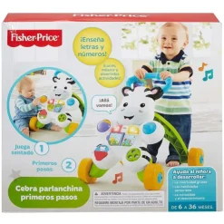 Fisher-Price Ríe y Aprende Cebra Parlanchina Primeros Pasos><noscript><img width=