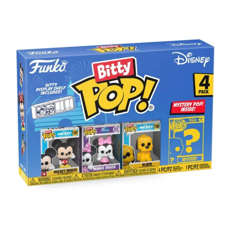 Funko Bitty Pop! Pack 4 Figuras De Vinilo Serie 1 Varios Modelos>Disney Outlet