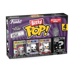 Funko Bitty Pop! Pesadilla Antes De Navidad Pack 4 Figuras De Vinilo Serie 3>Disney Hot
