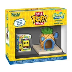 Bitty Pop! Towns Bob Esponja Figura de Vinilo Bob Esponja y Casa Piña>Funko Sale