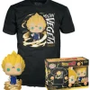 Pop! & Tee Animation Dragon Ball Z Pack Figura Majin Vegeta Brilla en la Oscuridad y Camiseta Talla L>Funko Discount
