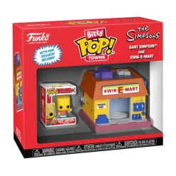 Pop! Bitty Town The Simpsons Figura de Vinilo Bart Simpson y Kwik-e-Mart>Funko New