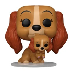 Pop! Disney La Dama y el Vagabundo Figura de Vinilo Lady con Cachorro>Funko Hot