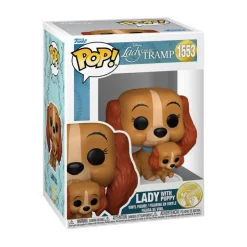 Pop! Disney La Dama y el Vagabundo Figura de Vinilo Lady con Cachorro>Funko Hot