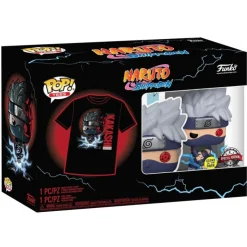 Pop! Tees Naruto Shippuden Pack Figura Kakashi Edición Especial Brilla en la Oscuridad con Camiseta Talla XL>Funko Clearance