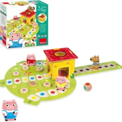 Goula Los 3 Cerditos Juego de Mesa Cooperativo><noscript><img width=