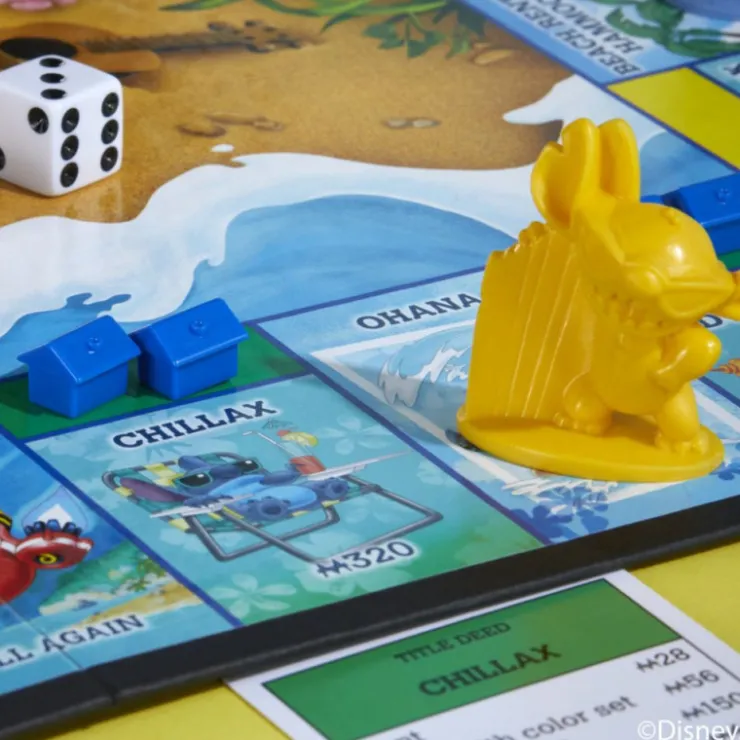 Monopoly Stitch Juego de Mesa>Hasbro gaming Outlet