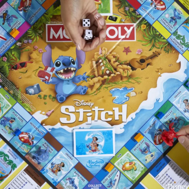 Monopoly Stitch Juego de Mesa>Hasbro gaming Outlet
