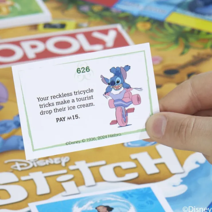 Monopoly Stitch Juego de Mesa>Hasbro gaming Outlet