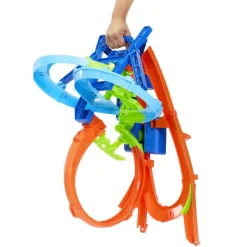 Hot Wheel Conjunto de Pista de Acrobacias Choque en el Aire con Coche><noscript><img width=