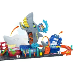 City Túnel de Lavado del Supertiburón Pista con Coche Reveal><noscript><img width=