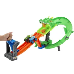 Monster Trucks Conjunto Destrucción del Dragón Serie Sharks Vs Dinos><noscript><img width=