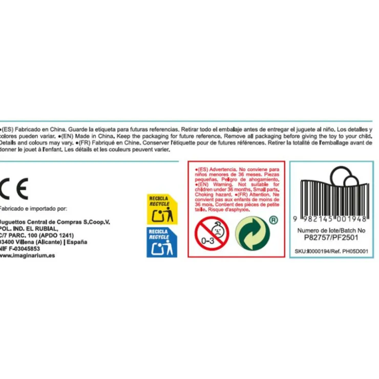 Imaginarium Natural Cubos Aprendizaje> Outlet