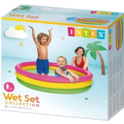 INTEX Piscina Hinchable 3 Aros con Suelo Acolchado 147 x 33 cm>Otras marcas Hot