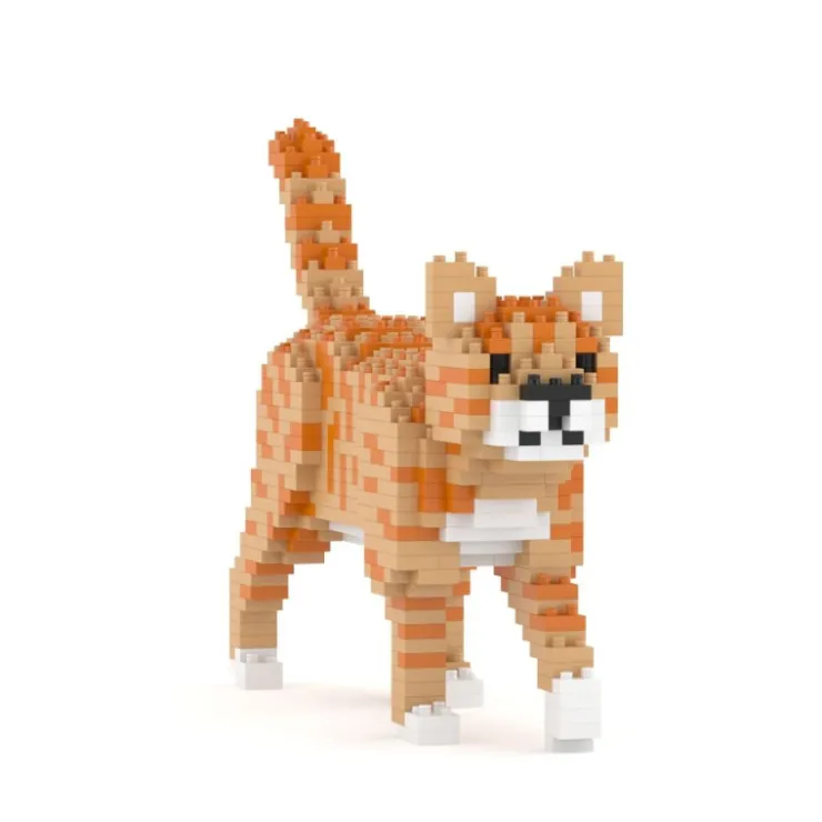 Jecka Orange Tabby Cat Mini 01 S Kit de Bloques de Construcción> New