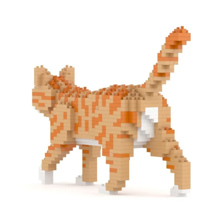 Jecka Orange Tabby Cat Mini 01 S Kit de Bloques de Construcción> New