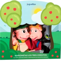 4 Marionetas Los Tres Cerditos>Juguettos Clearance