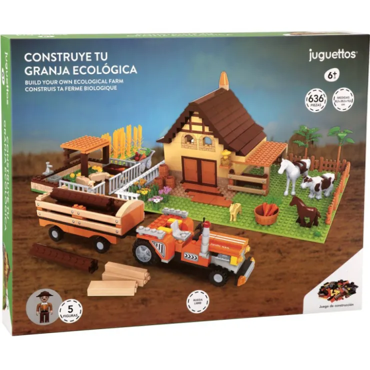 Construcción Granja Ecológica 636 Piezas>Juguettos Clearance