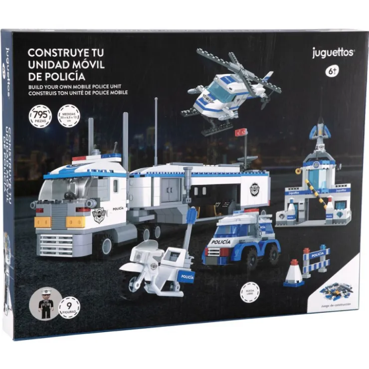 Construcción Unidad Móvil Policía 795 Piezas>Juguettos Hot