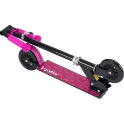 Patinete de Aluminio Negro y Rosa><noscript><img width=