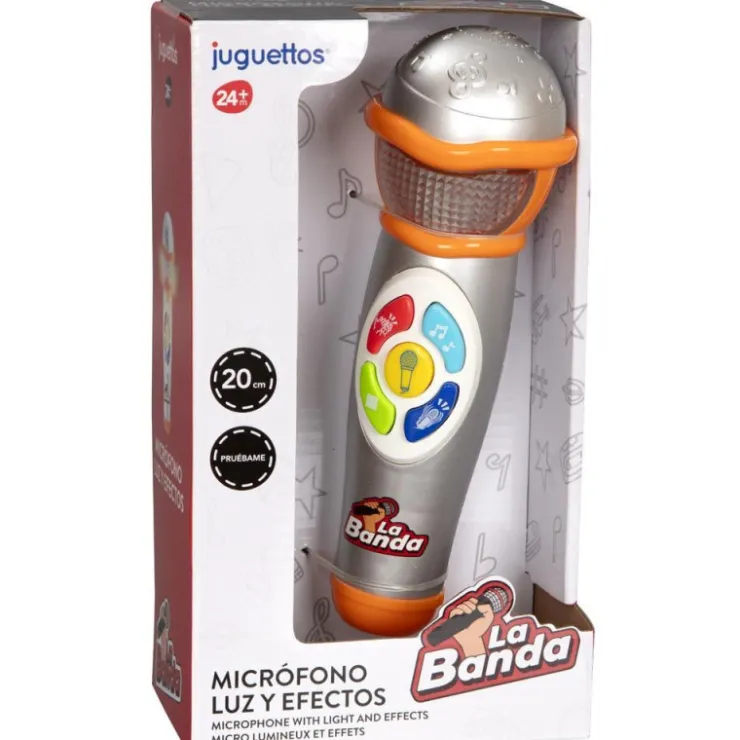 Micrófono con Luz y Efectos>La banda New