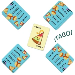 Lúdilo Taco, Gorro, Tarta, Regalo, Pizza Juego de Mesa><noscript><img width=