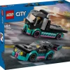 City Great Vehicles Coche De Carreras Y Camión De Transporte - 60406>Lego Sale