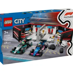 City Project Alicia 2025 Garaje de F1 con Coches Mercedes-AMG y Alpine - 60444>Lego Online