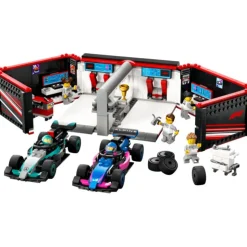 City Project Alicia 2025 Garaje de F1 con Coches Mercedes-AMG y Alpine - 60444>Lego Online
