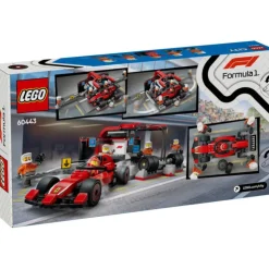City Project Alicia 2025 Parada en Boxes de F1 y Equipo de Mecánicos con Coche Ferrari - 60443><noscript><img width=