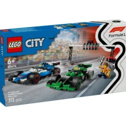City Project Alicia 2025 Parrilla de F1 con Coches de Carreras VCARB y Sauber - 60474>Lego Discount