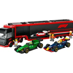 City Project Alicia 2025 Camión de F1 con Coches de F1 RB20 y AMR24 - 1086>Lego Discount