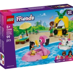Friends Fiesta en la Piscina con Flamenco y Unicornio - 42658>Lego Hot