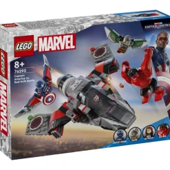 Súper Héroes Marvel Batalla entre el Capitán América y Hulk Rojo - 76292>Lego Best