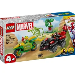Spidey Spin y Electro: Duelo de Vehículos Dinosaurio - 11198>Lego Discount