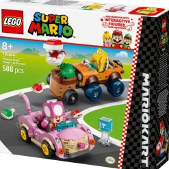 Super Mario - Mario Kart Persecución con Potenciador de Planta Piraña - 72044>Lego Sale