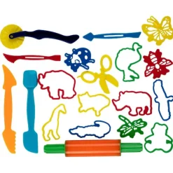 20 Botes de Pasta de Modelar con Accesorios>Manualidedos New