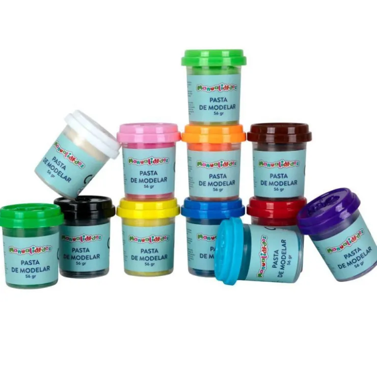 12 Botes Pasta de Modelar>Manualidedos Best