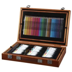 Maletín Artístico de Madera 174 Piezas>Manualidedos Outlet