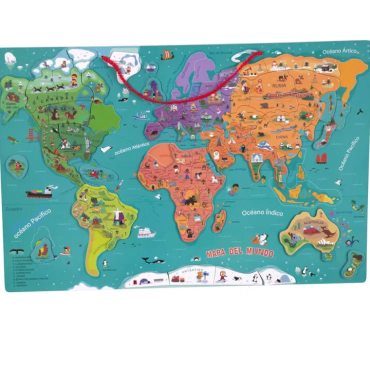 Mapa Mundi Magnético>Otras marcas New