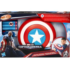 Capitán América Escudo Lanzadardos Nerf>Marvel Hot