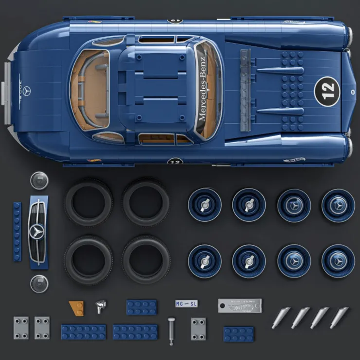 Mattel Brick Shop Premium Series Juego de Construcción Mercedes-Benz 300 SL. 1600 piezas>Hot wheels Online