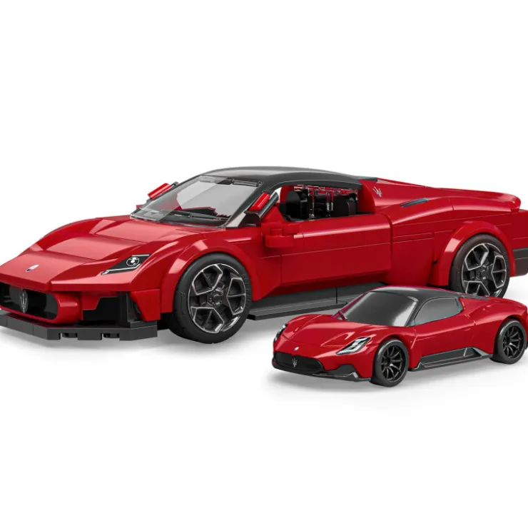 Mattel Brick Shop Maserati MC20 - Speed Series, 250 piezas>Hot wheels
