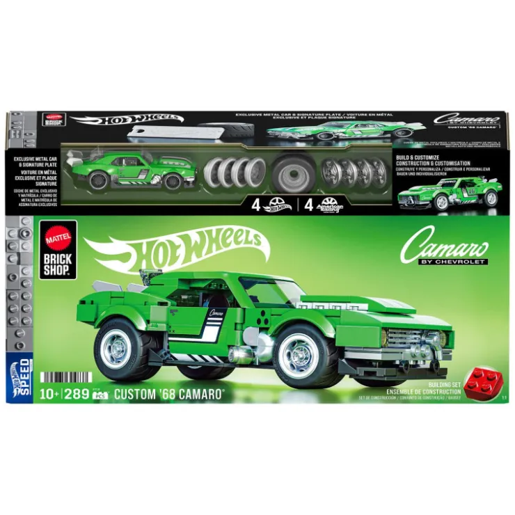 Mattel Brick Shop Hot Wheels Custom 68 Camaro Speed Series, 289 piezas>Otras marcas Outlet