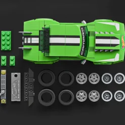 Mattel Brick Shop Hot Wheels Custom 68 Camaro Speed Series, 289 piezas><noscript><img width=