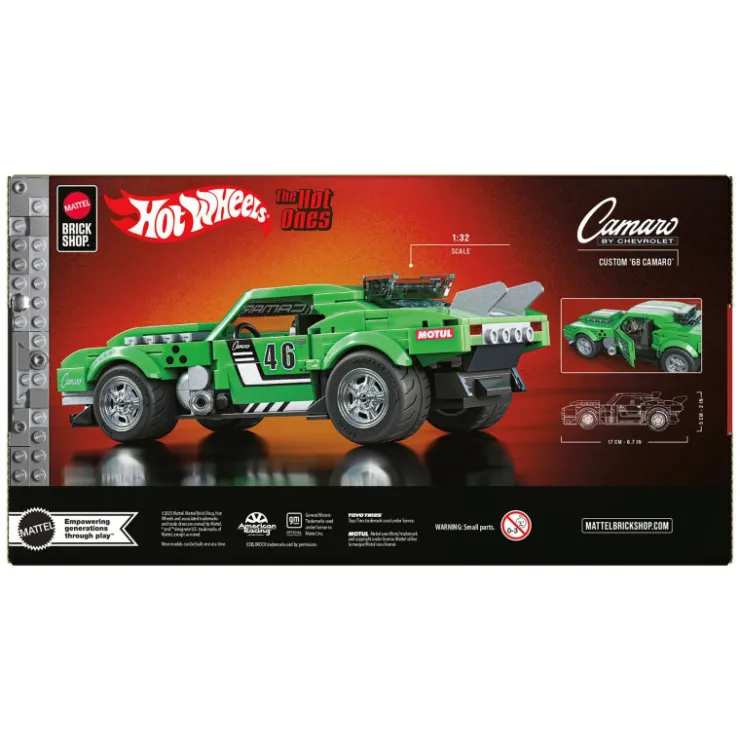 Mattel Brick Shop Hot Wheels Custom 68 Camaro Speed Series, 289 piezas>Otras marcas Outlet
