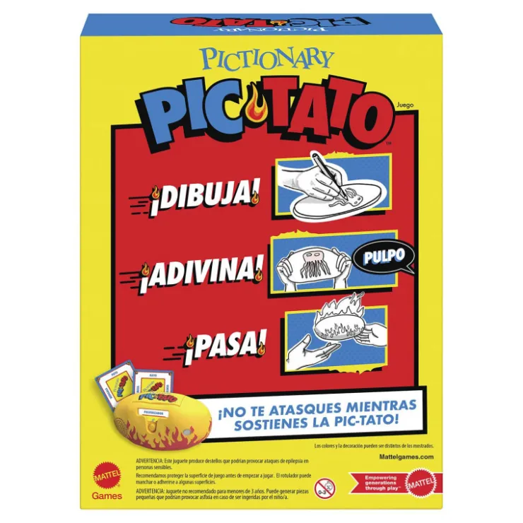 Pictionary Pic-Tato Juego de Mesa de la Patata Caliente>Mattel games